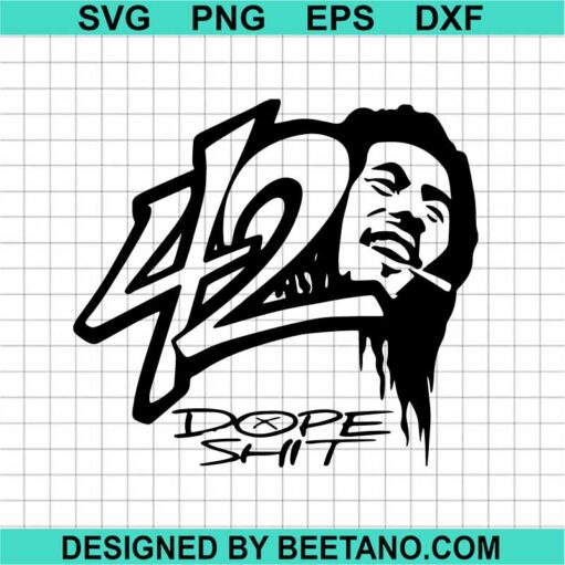 Bob Marley 420 Svg