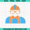 Blippi Face Svg