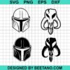 Mandalorian Helmet Svg