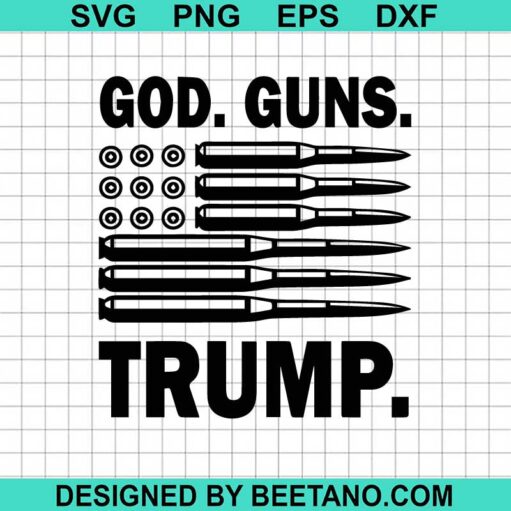 God Guns Trump Svg