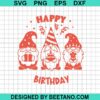 Three Gnomes Happy Birthday Svg