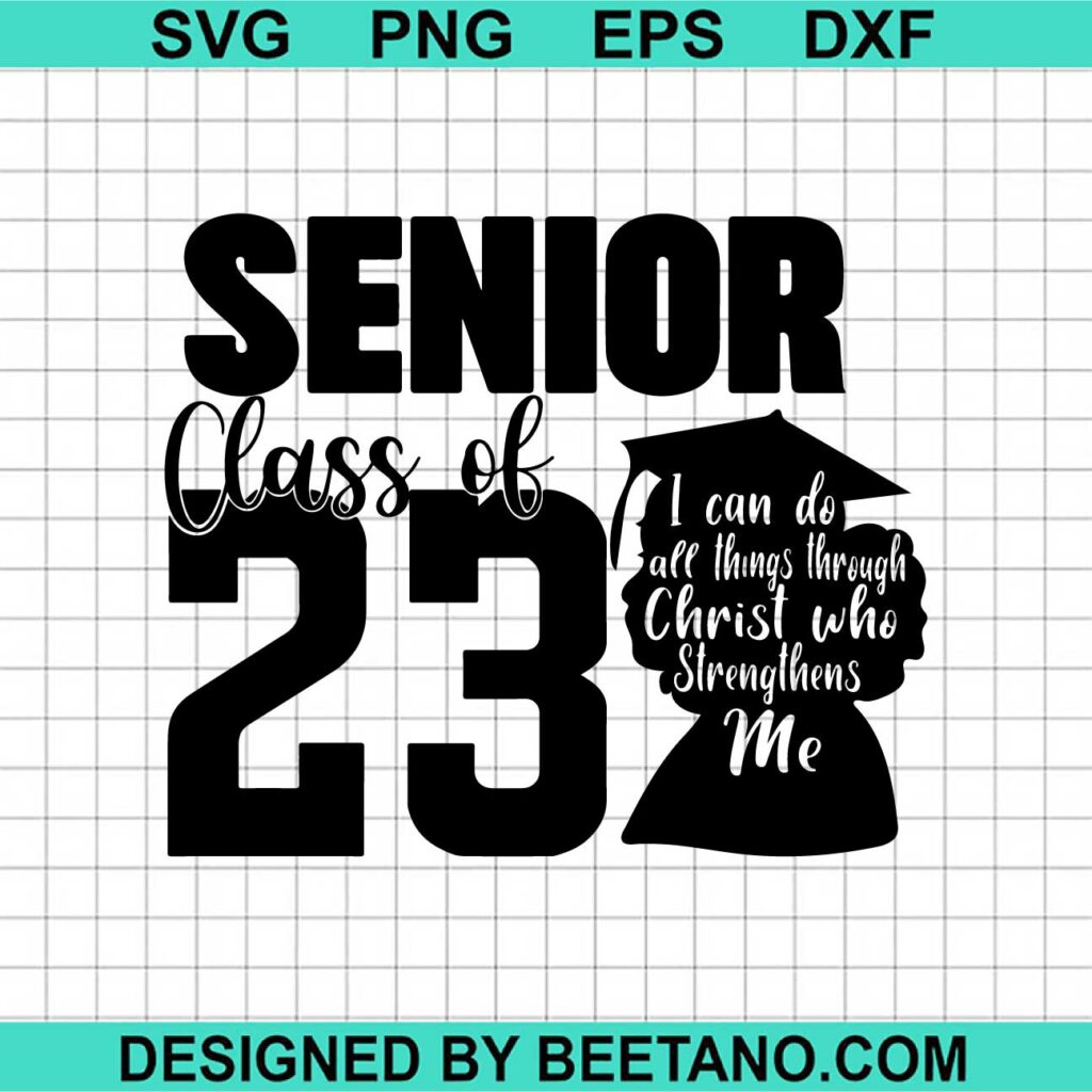 Senior Class Of 2023 SVG, Afro Girl Graduate SVG, Class Of 2023 SVG ...