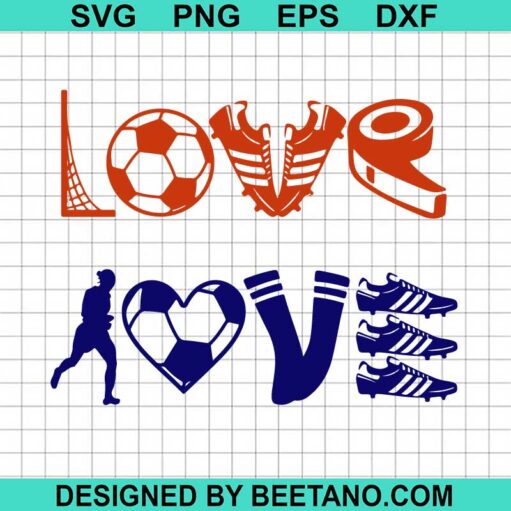 Soccer Love Svg