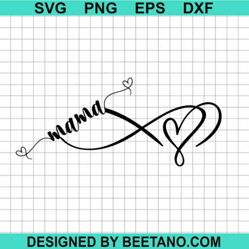 Mama Infinity Heart SVG