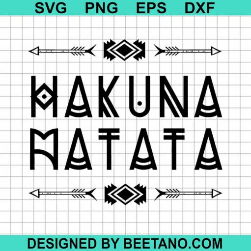Hakuna Matata Svg