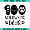 100 Ameowzing Days Svg