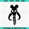 Mickey Mandalorian Mythosaur Logo Svg