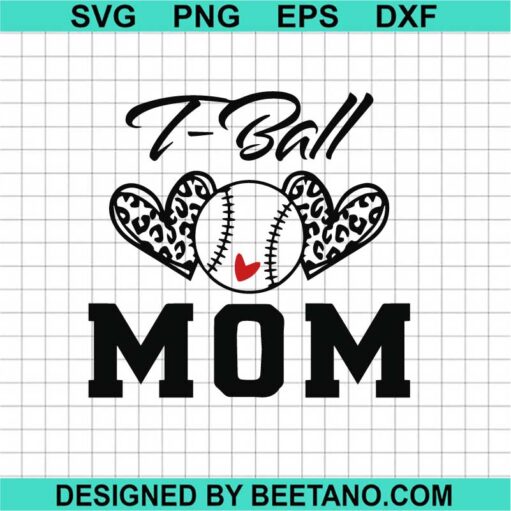 T Ball Mom SVG