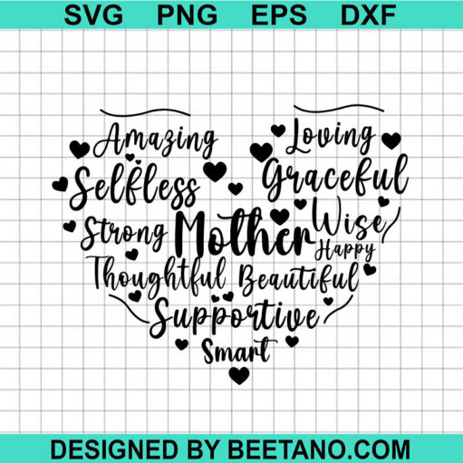 Mother Love Quotes SVG