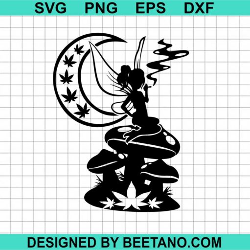 Fairy Smoking Joint Svg