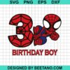 Spiderman 3Rd Birthday Boy Svg
