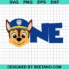 Paw Patrol One Birthday Svg