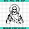 Funny Jesus Peace Sign Hand Svg