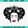 Black Queen Smoking Joint Svg
