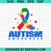 Autism Awareness Ribbon Svg