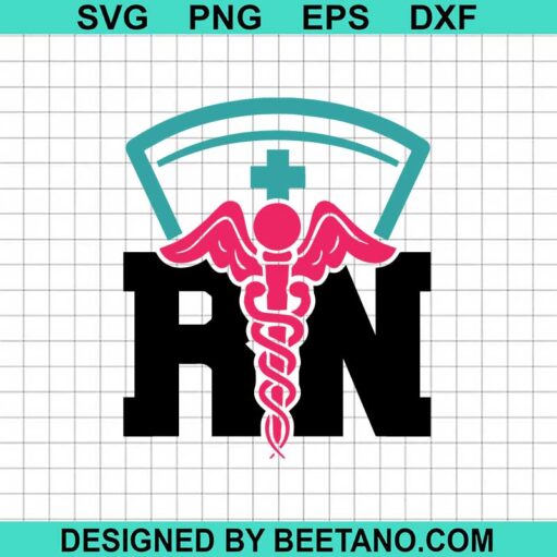 Nurse RN Symbol Svg