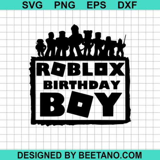 Roblox Birthday Boy SVG