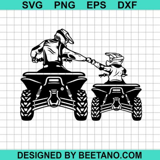 ATV Father And Son Svg