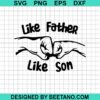 Father And Son Fist Bump Svg