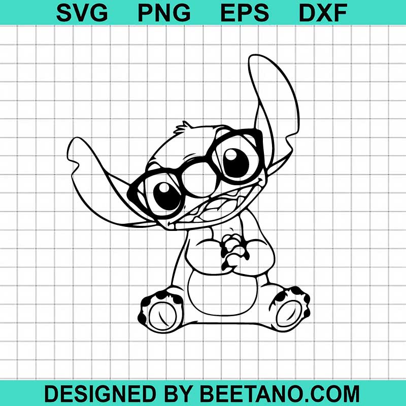 Cute Lilo Stitch Svg Stitch With Sunglasses Svg Disney Stitch Svg