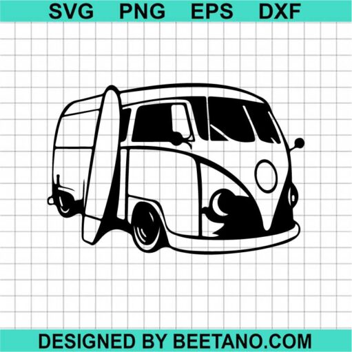 Surf Van Svg