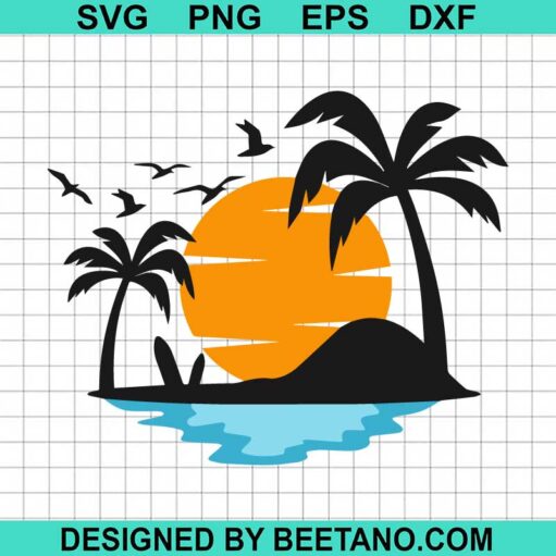 Summer Scene Svg