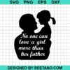 Father And Daughter Svg