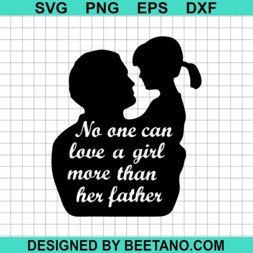 Father And Daughter Svg