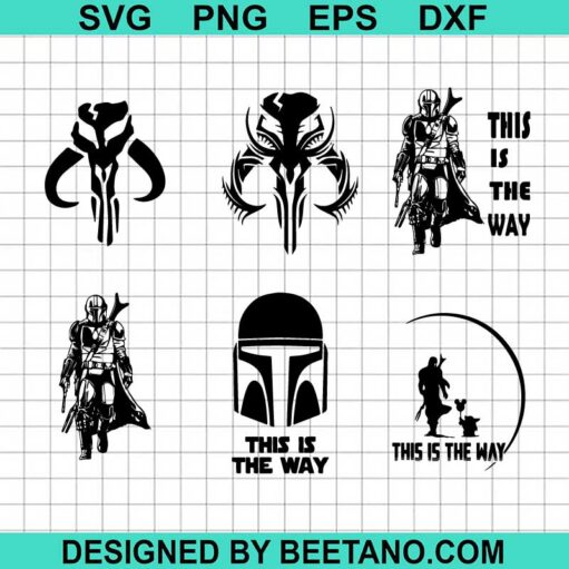 Star Wars Mandalorian Bundle Svg