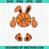 Basketball Bunny Svg