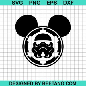 Stormtrooper Mickey Mouse Svg