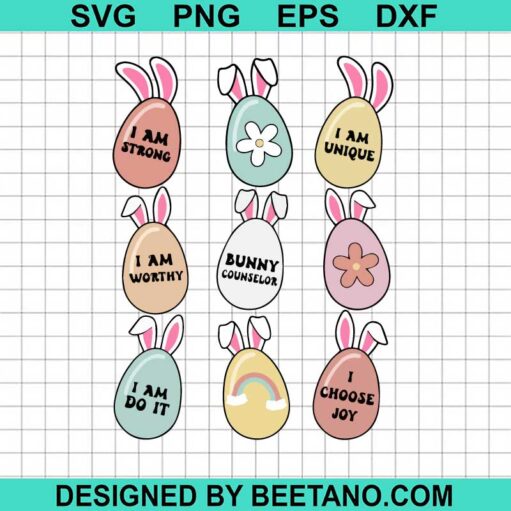 Easter Eggs Bundle Svg