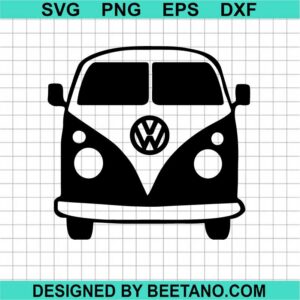 Vintage Camper Van Svg