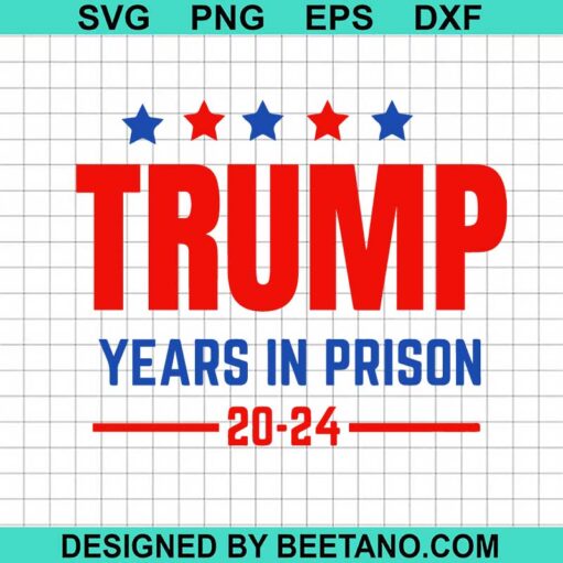 Trump Years In Prison Svg