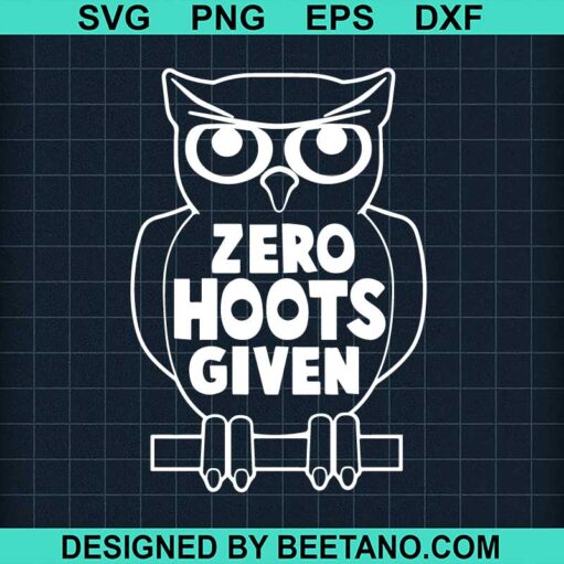 Zero Hoots Given Svg
