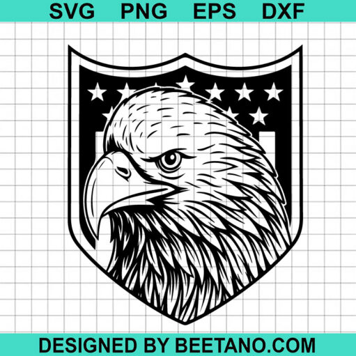 Eagle With Flag SVG
