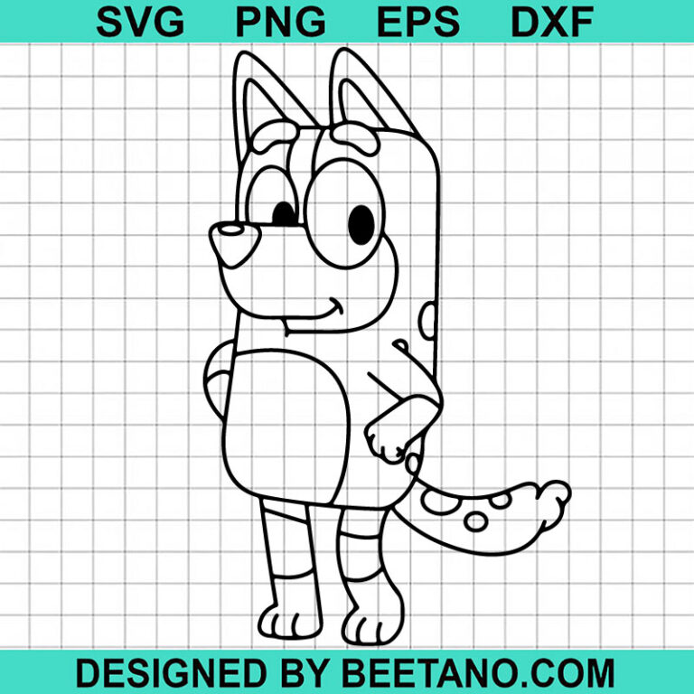 Bluey Mum And Baby SVG, Bluey Mum SVG, Bluey Characters SVG, Cartoon