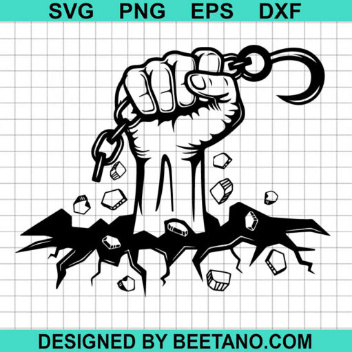 Fist Low Truck Chain Svg
