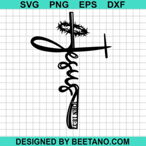 Jesus Faith Cross Svg