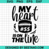 My Heart Is On The Line Svg