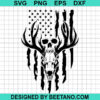 Us Flag Hunting Deer Svg