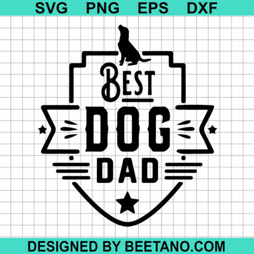 Best Dog Dad SVG