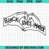 Black Lives Matter Heart Hand Svg