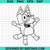 Bluey Puppy Dog Svg