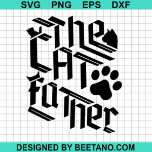 The Cat Father Svg