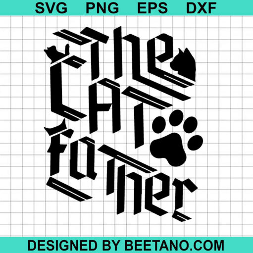 The Cat Father SVG