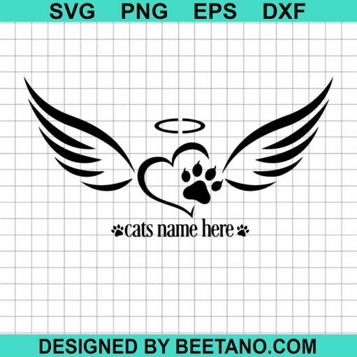 Cats In Loving Memory Svg