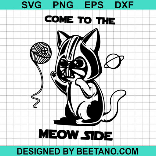Come To The Meow Side Svg