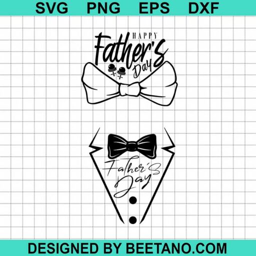 Happy Father's Day Tuxedo SVG