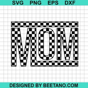 Checkered Mom Svg